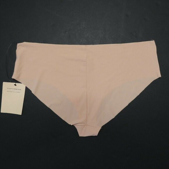 True Women Plus Size 2X Body Hipster Laser Cut Panty Solid Beige Underwear NEW - Picture 4 of 5